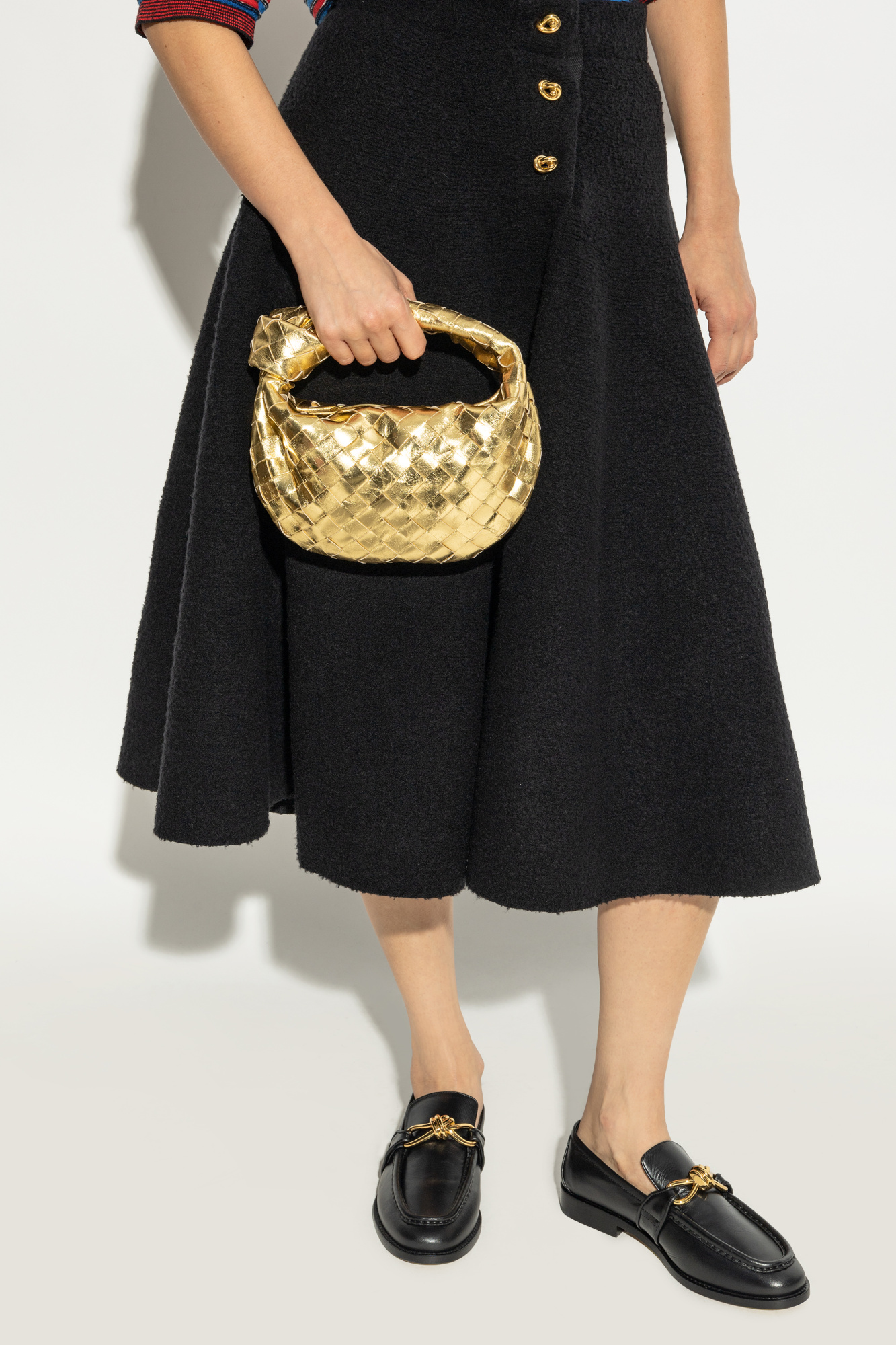 ワンピース BOTTEGA VENETA Women Mid Skirts 723022V2LC0 9640 GOLD BOTTEGA VENETA: Dress woman - Gold | Bottega Veneta dress